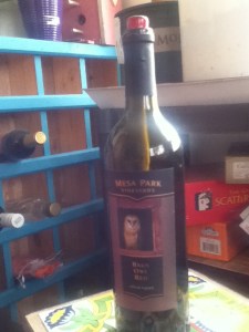 You can find tops for empty wine bottles to turn them into lanterns at Lehman's or kitchen stores.  Just fill with lamp oil and whallah!