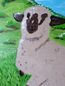 This was from the series of paintings I did four years ago of the animals I eventually wanted on my imagined farm.